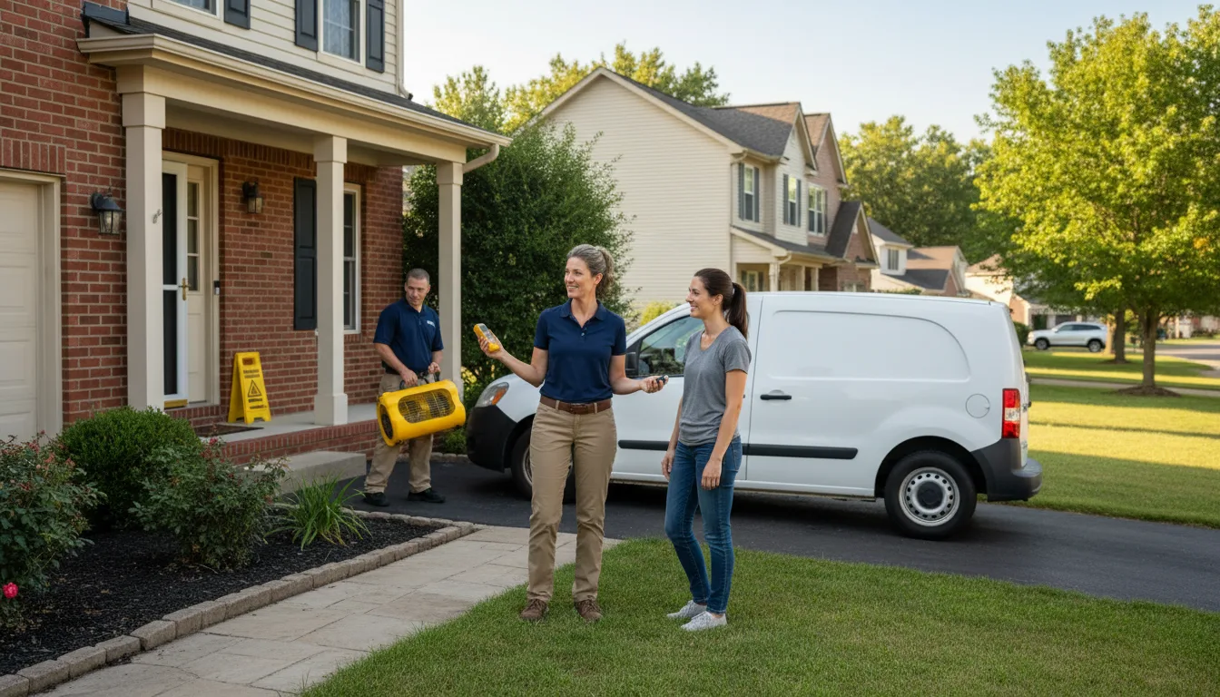 Water restoration image for Dehumidification And Cleanup Services in Kershaw, SC